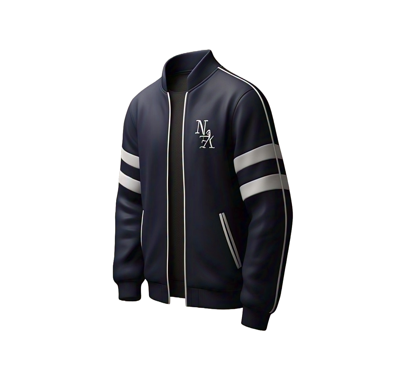 Piped Detail Bomber Jacket